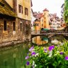 Annecy Canal diamond painting