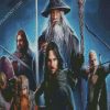 Aragorn And Lord Of The Rings Characters Art diamond painting