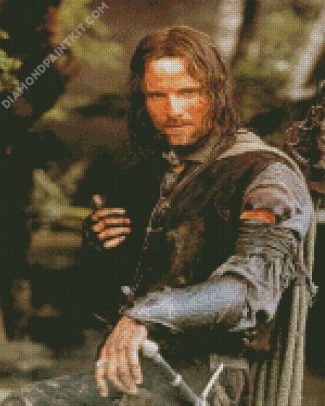 Aragorn Lord Of The Rings Character diamond painting