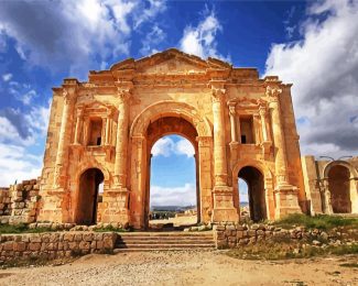 Arch Of Hadrian Amman diamond painting