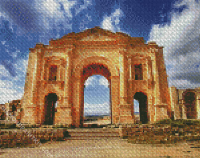 Arch Of Hadrian Amman diamond painting