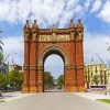 Arco De Triunfo De Barcelona Spain diamond painting