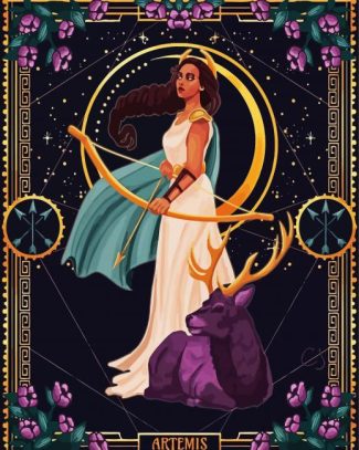 Artemis Goddess diamond painting