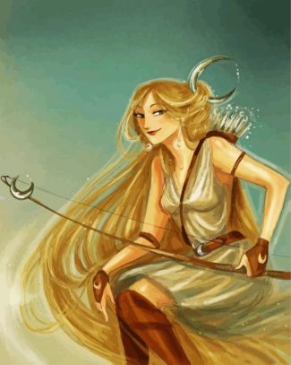 Artemis Woman Art diamond painting