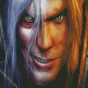 Arthas Menethil Half Evil Face diamond painting