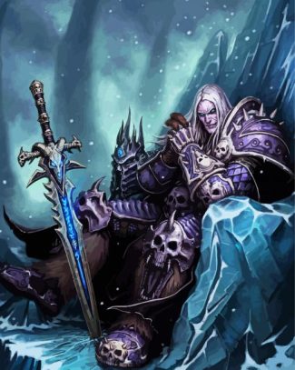 Arthas Menethil The Lich King diamond painting