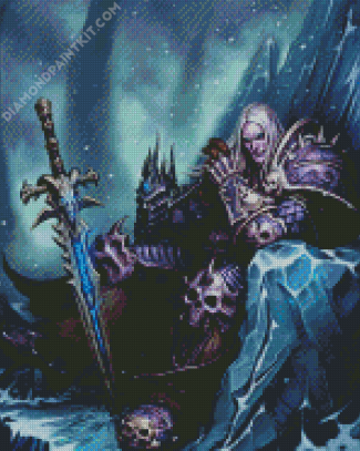 Arthas Menethil The Lich King diamond painting