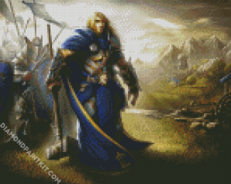 Arthas Menethil Warcraft Art diamond painting