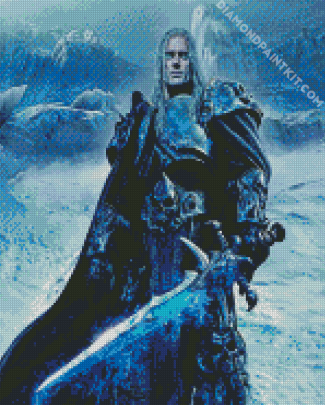 Arthas Menethil Warcraft Character diamond painting