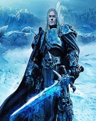 Arthas Menethil Warcraft Character diamond painting