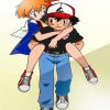 Ash And Misty Pokemon diamond painting