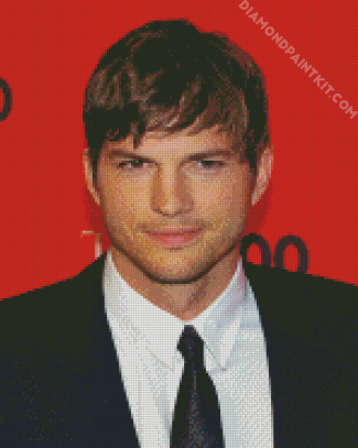 Ashton Kutcher Americam Actor diamond painting