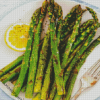 Asparagus Dish diamond painting