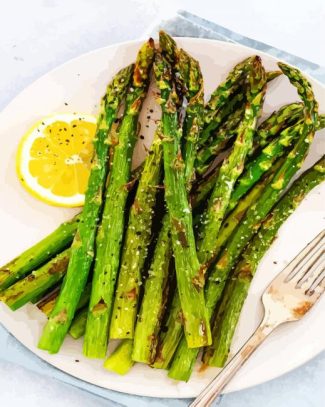 Asparagus Dish diamond painting