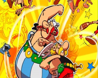 Asterix And Obelix Characters diamond painting