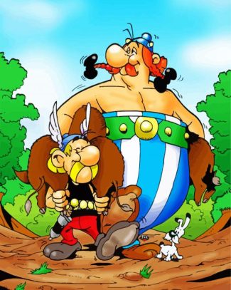 Asterix Serie Characters diamond painting