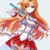 Asuna With Her Sword diamond painting