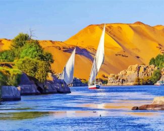 Aswan Egypt diamond painting