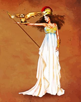 Athena Greek Mythology diamond painting