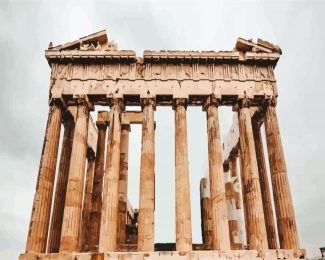 Athens Parthenon Monument diamond painting