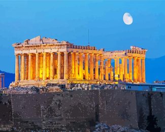 Athens Parthenon diamond painting