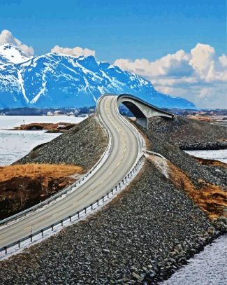 Atlantic Ocean Road diamond painting