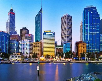 Australia Perth City diamond painting