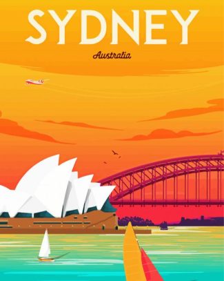 Australia Sydney City Poster diamond painting