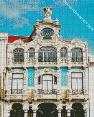 Aveiro Buildings diamond painting