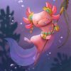 Axolotl Warrior diamond painting