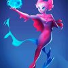 Axolotl Woman diamond painting