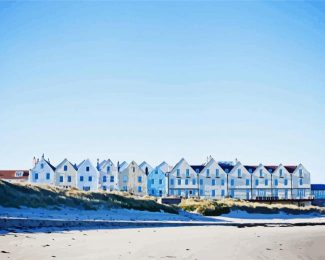 Beach Houses Alderney diamond painting