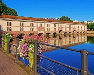 Barrage Vauban Strasbourg diamond painting