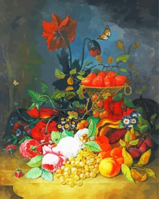 Basket Of Fruit Frans Van Dael diamond painting