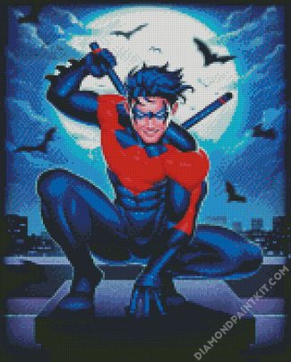 Batman Nightwing diamond painting