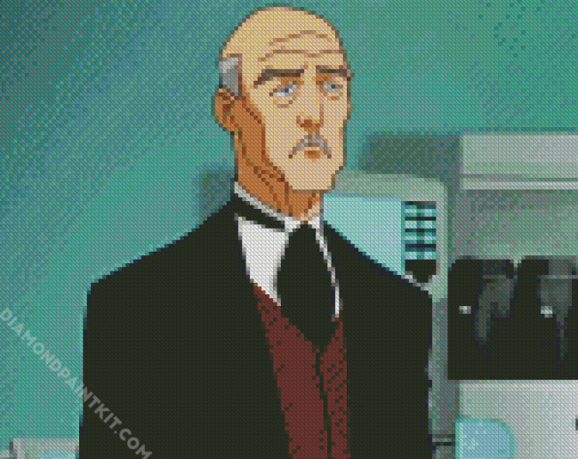 Batman Character Alfred Pennyworth diamond painting