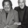 Black And White Al Pacino And Robert De Niro diamond painting