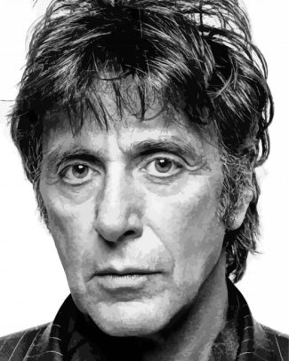 Black And White Al Pacino diamond painting