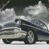 Black And White 57 Chevy diamond painting