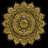 Black Gold Mandala diamond painting