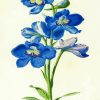 Blue Larkspur Art diamond painting