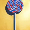 Blue Red Lollipop diamond painting