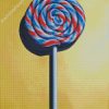 Blue Red Lollipop diamond painting