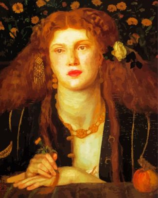 Bocca Baciata Rossetti diamond painting