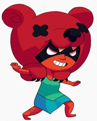 Brawl Stars Nita diamond painting