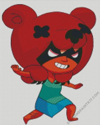 Brawl Stars Nita diamond painting