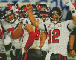 Buccaneers American Football Team diamond painting