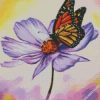 Butterfly On Cosmos Diamond painting