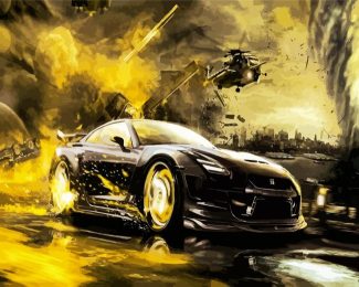 Car In War diamond painting