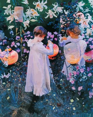 Carnation Lily Lily Rose By Sargent diamond painting